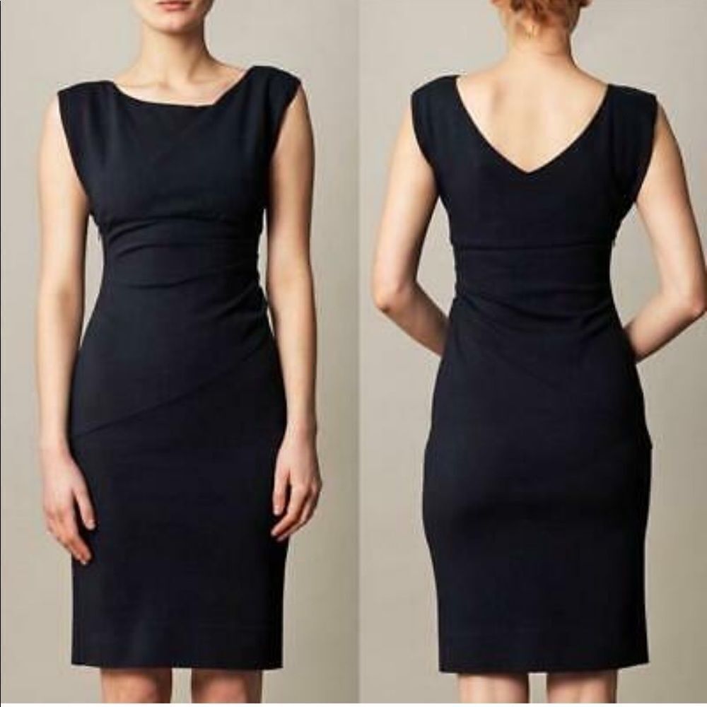 DIANE Von FURSTENBERG Black Jori Sheath Dress Size 0